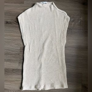 ZARA Sleeveless Knit Sweater Dress